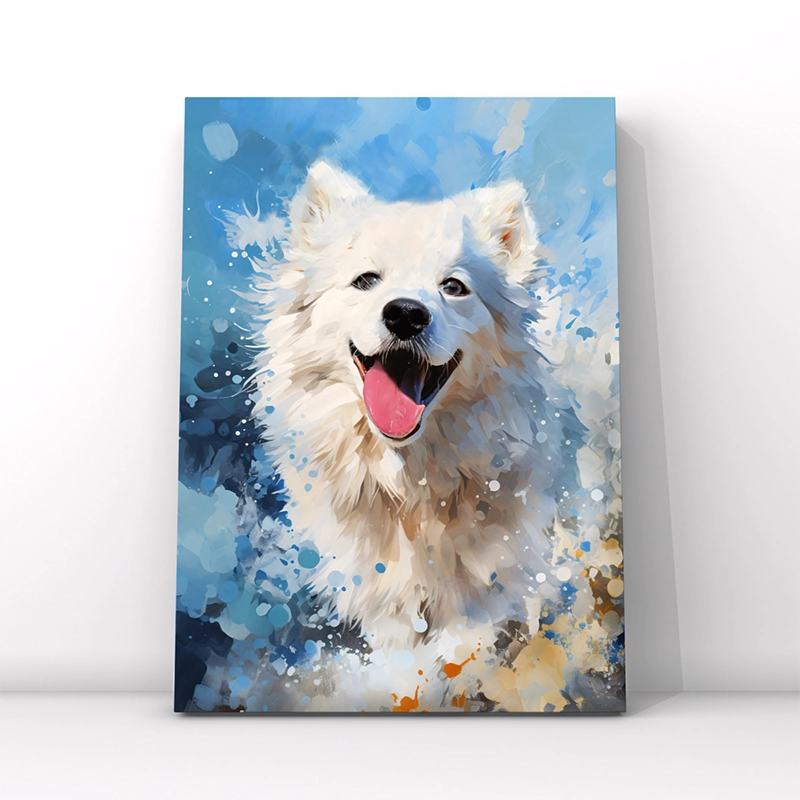 custom pet portrait-oil painting style