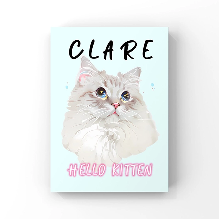 custom pet portrait-cartoon style